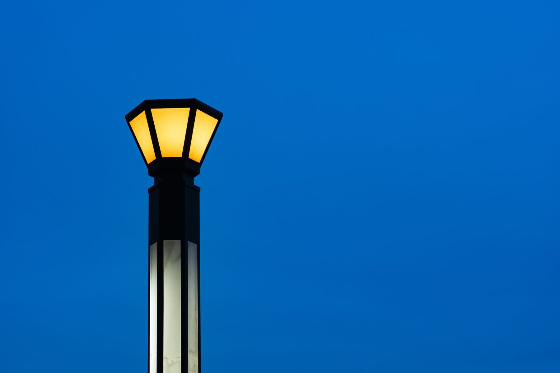 Landscape lighting at dusk in Surprise, AZ